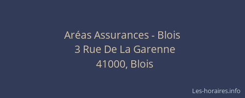 Aréas Assurances - Blois