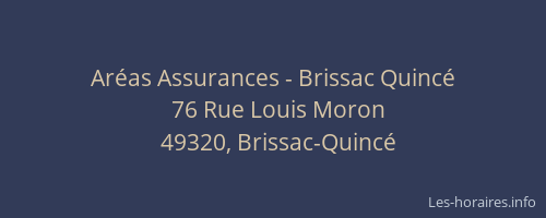 Aréas Assurances - Brissac Quincé