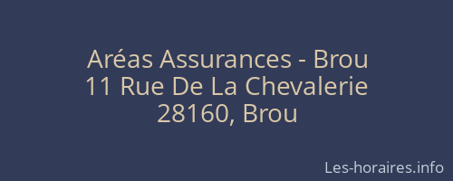 Aréas Assurances - Brou