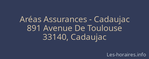 Aréas Assurances - Cadaujac