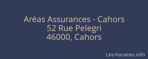 Aréas Assurances - Cahors