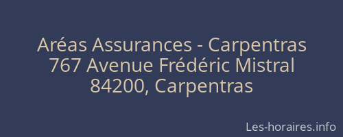 Aréas Assurances - Carpentras