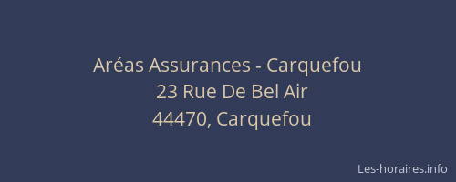 Aréas Assurances - Carquefou