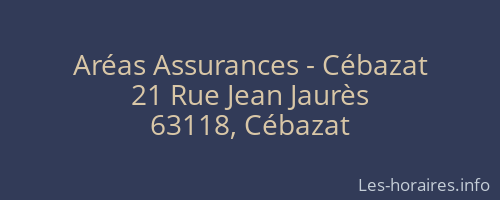 Aréas Assurances - Cébazat