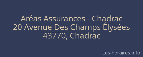 Aréas Assurances - Chadrac