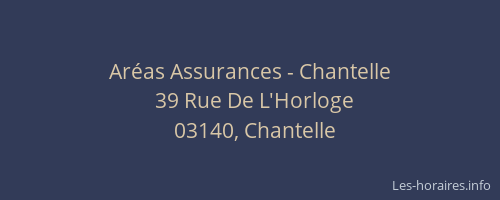 Aréas Assurances - Chantelle