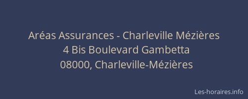 Aréas Assurances - Charleville Mézières