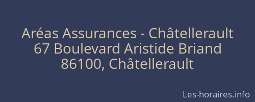 Aréas Assurances - Châtellerault