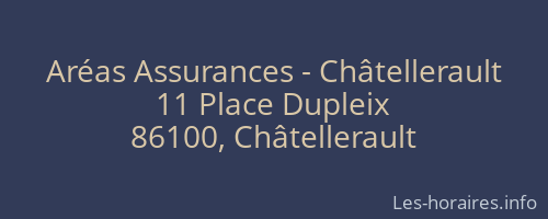 Aréas Assurances - Châtellerault
