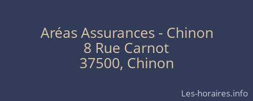 Aréas Assurances - Chinon
