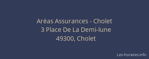 Aréas Assurances - Cholet