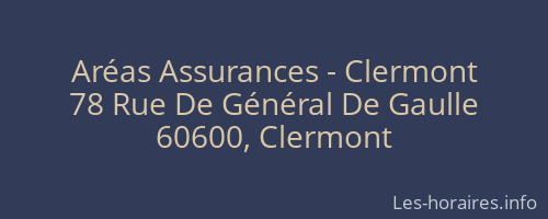 Aréas Assurances - Clermont