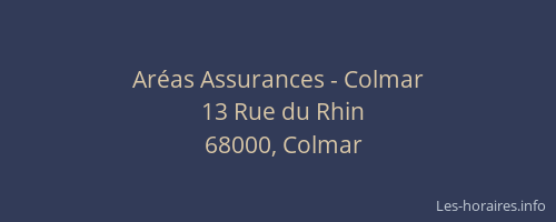 Aréas Assurances - Colmar