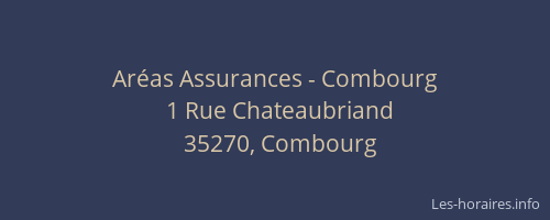 Aréas Assurances - Combourg