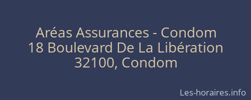 Aréas Assurances - Condom
