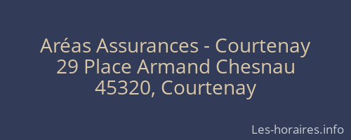 Aréas Assurances - Courtenay