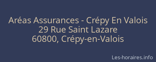 Aréas Assurances - Crépy En Valois