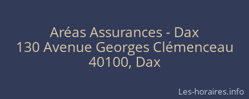 Aréas Assurances - Dax