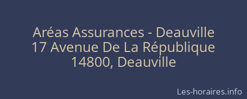 Aréas Assurances - Deauville