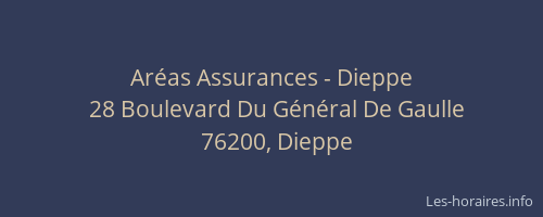 Aréas Assurances - Dieppe