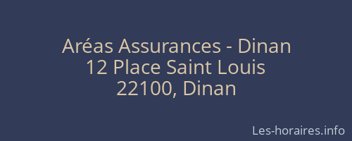 Aréas Assurances - Dinan