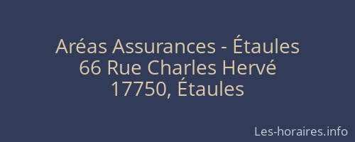 Aréas Assurances - Étaules
