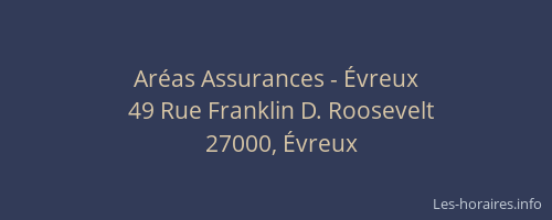 Aréas Assurances - Évreux