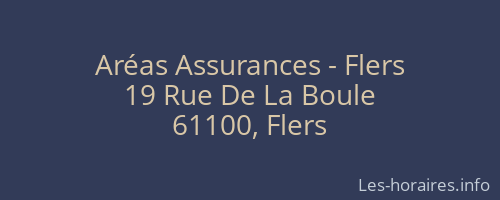 Aréas Assurances - Flers