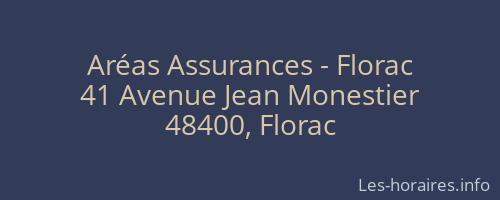 Aréas Assurances - Florac