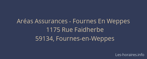 Aréas Assurances - Fournes En Weppes
