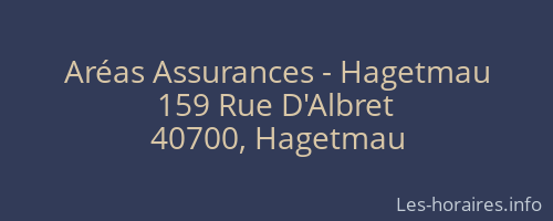 Aréas Assurances - Hagetmau