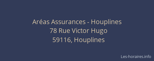 Aréas Assurances - Houplines
