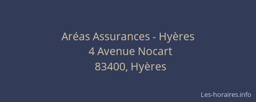 Aréas Assurances - Hyères