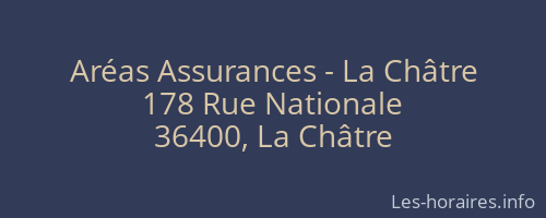 Aréas Assurances - La Châtre