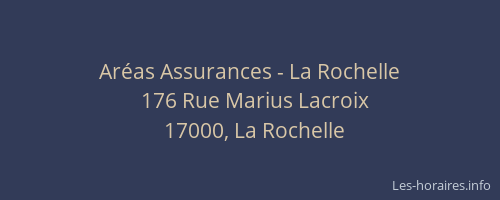 Aréas Assurances - La Rochelle