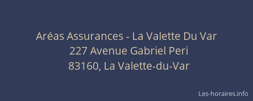 Aréas Assurances - La Valette Du Var