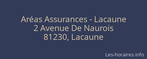 Aréas Assurances - Lacaune
