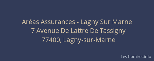 Aréas Assurances - Lagny Sur Marne