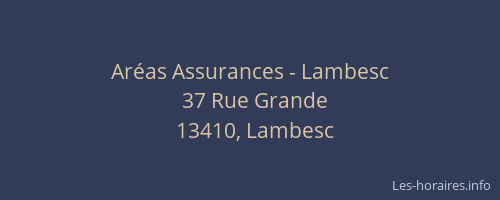 Aréas Assurances - Lambesc