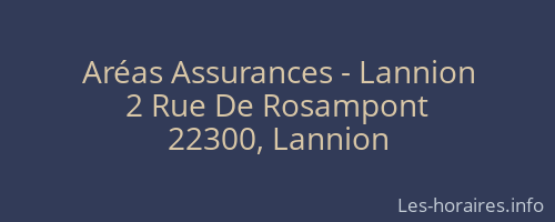 Aréas Assurances - Lannion
