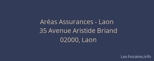 Aréas Assurances - Laon