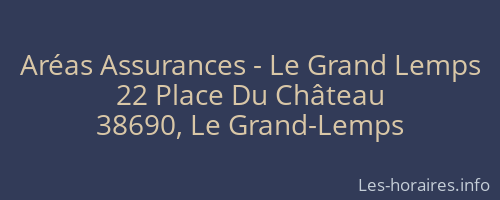 Aréas Assurances - Le Grand Lemps