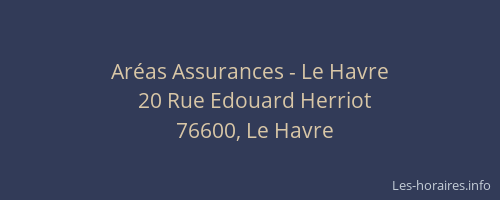 Aréas Assurances - Le Havre