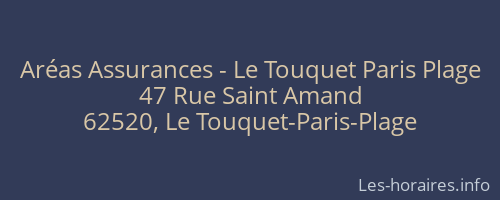 Aréas Assurances - Le Touquet Paris Plage