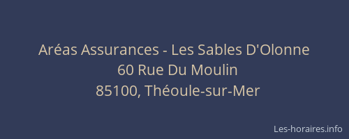 Aréas Assurances - Les Sables D'Olonne