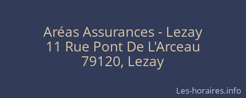 Aréas Assurances - Lezay
