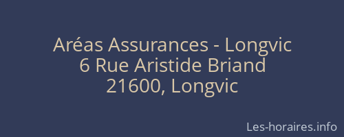 Aréas Assurances - Longvic