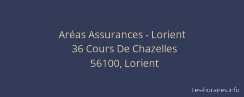 Aréas Assurances - Lorient