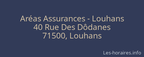 Aréas Assurances - Louhans