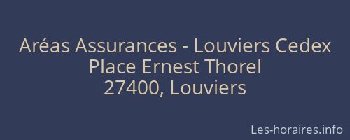 Aréas Assurances - Louviers Cedex